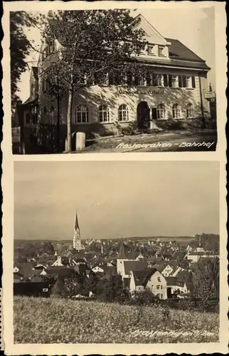 Ak Pfaffenhofen an der Ilm, Gasthaus zum Bahnhof, Totalansicht