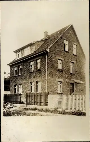 Foto Ak Creuzburg an der Werra, Partie am Haus