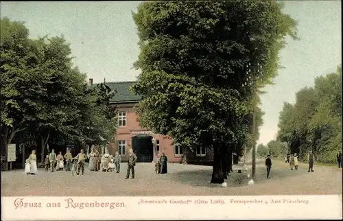 Ak Rugenbergen Bönningstedt in Schleswig Holstein, Reumanns Gasthof von Otto Lüth