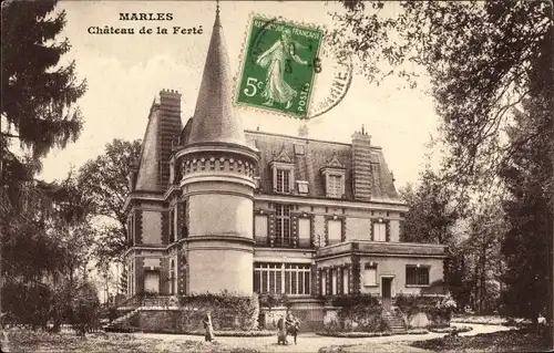 Ak Marles en Brie Seine et Marne, Château de la Ferté