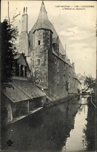 Ak Vendôme Loir et Cher, L'Hôtel du Saillant