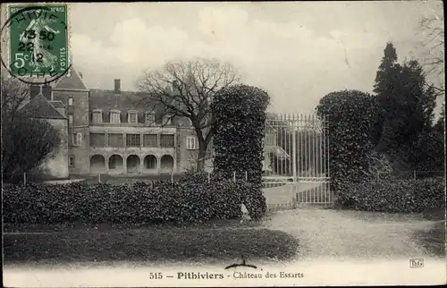 Ak Pithiviers Loiret, Château des Essarts