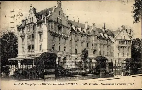 Ak Compiègne Oise, Hôtel du Rond Royal