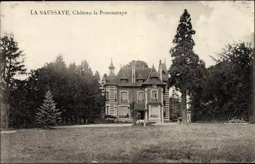 Ak La Saussaye Eure, Château la Pommeraye