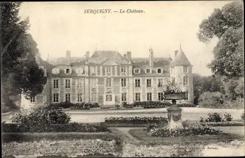 Ak Serquigny Eure, Château