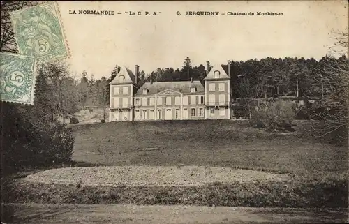 Ak Serquigny Eure, Château de Monbisson