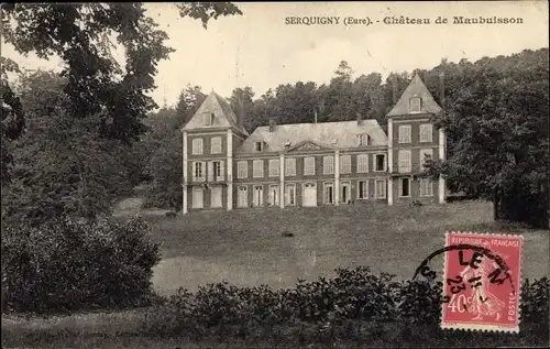 Ak Serquigny Eure, Château de Maubuisson
