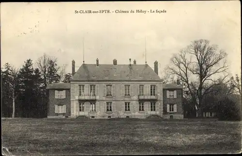 Ak Saint Clair sur Epte Val d’Oise, Château du Héloy