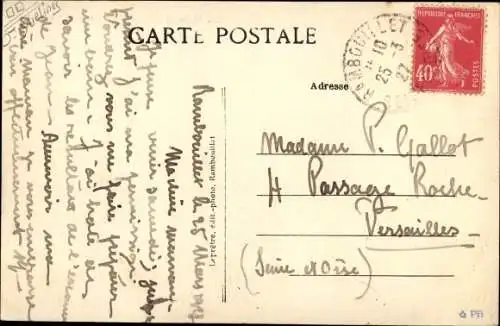 Ak Rambouillet Yvelines, Place Felix Faure