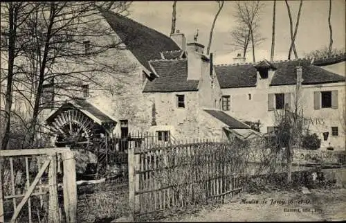 Ak Moulin de Jarcy Essonne, Ortspartie