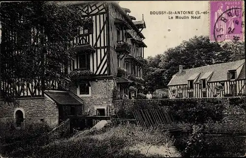 Ak Boussy Saint Antoine Essonne, Le Moulin Neuf