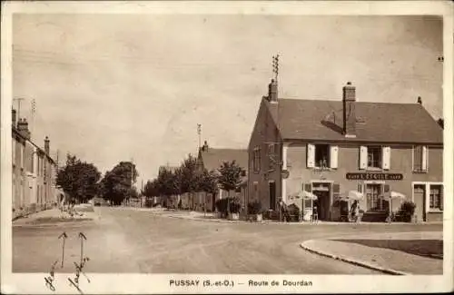 Ak Pussay Essonne, Route de Dourdan