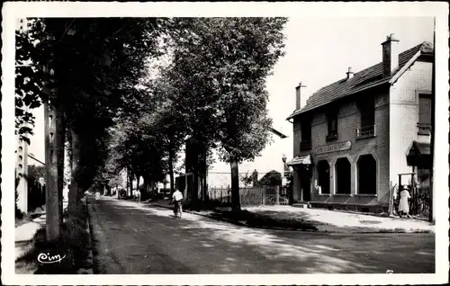 Ak Paray Vieille Poste Essonne, Avenue de Morangis