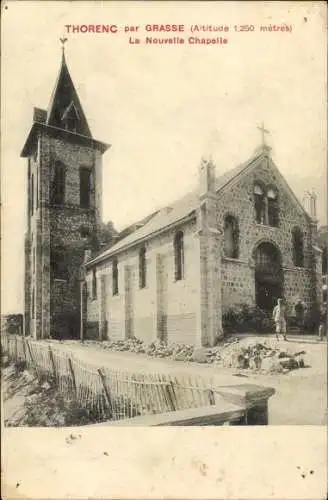 Ak Thorenc par Grasse Alpes Maritimes, La Nouvelle Chapelle