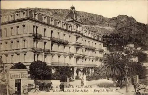 Ak Beaulieu sur Mer Alpes Maritimes, Hotel de Anglais