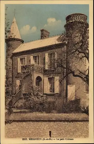 Ak Meigneux Seine-et-Marne, Le petit Château