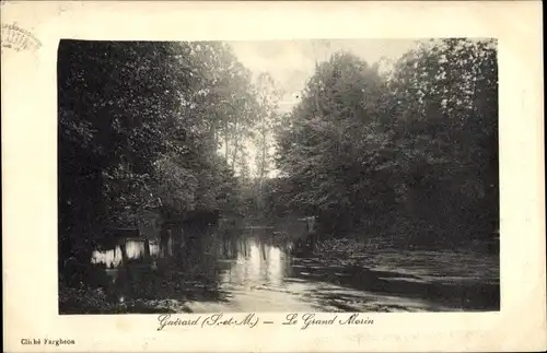 Ak Guérard Seine-et-Marne, Le Grand Morin