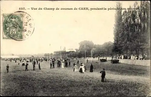 Ak Caen Calvados, Champ de courses pendant la periode des courses