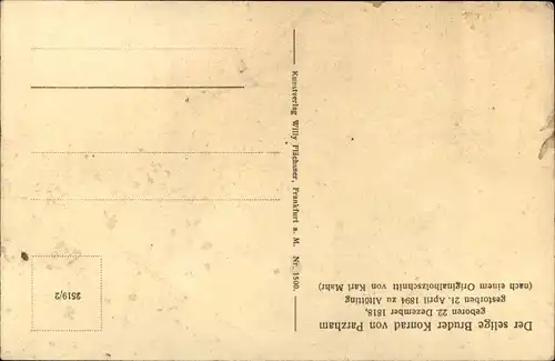 Künstler Ak Mahr, Karl, Der selige Bruder Konrad von Parzham