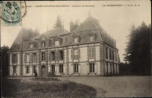 Ak Saint Sulpice sur Risle Eure, Château du Souchey