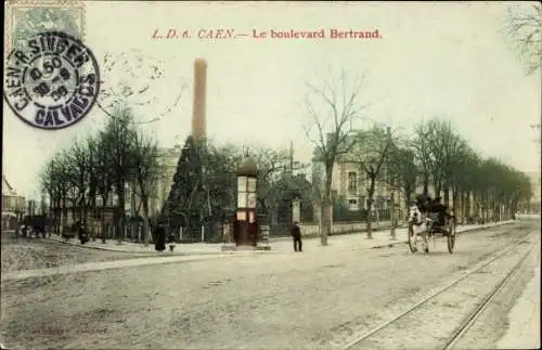 Ak Caen Calvados, Boulevard Bertrand