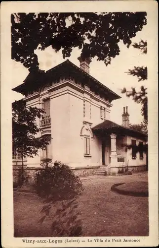 Ak Vitry aux Loges Loiret, La Villa du Petit Jarnonce