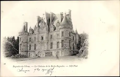 Ak Bagnoles de l'Orne Orne, Château de la Roche Bagnoles