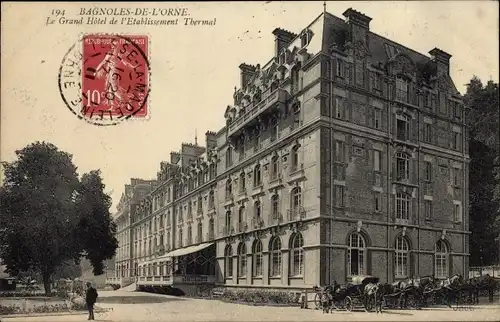 Ak Bagnoles de l'Orne Orne, Le Grand Hôtel de l'Etablissement Thermal