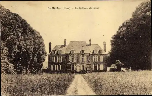 Ak Saint Maclou Eure, Château du Mont