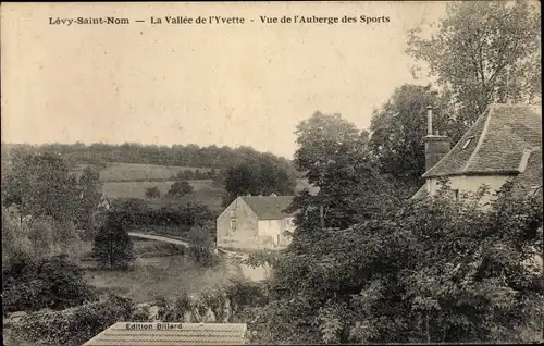 Ak Levy Saint Nom Yvelines, La Vallee de l'Yvette, vue de l'Auberge des Sports