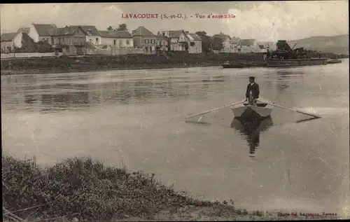 Ak Lavacourt Yvelines, Vue d'ensemble