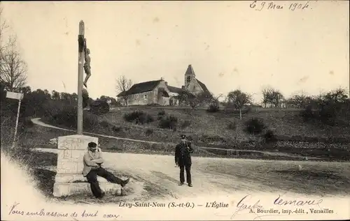 Ak Levy Saint Nom Yvelines, L'Eglise