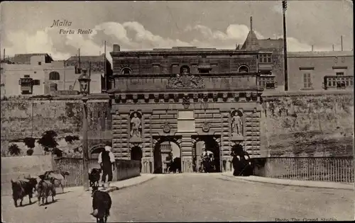 Ak Valetta Malta, Porta Reale