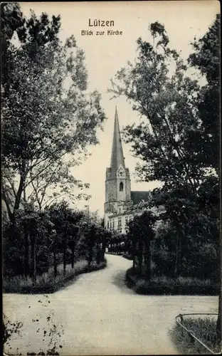 Ak Lützen im Burgenlandkreis, Kirche