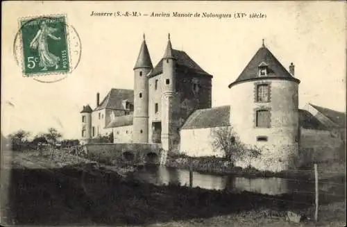 Ak Jouarre Seine et Marne, Ancien Manoir de Nolongues