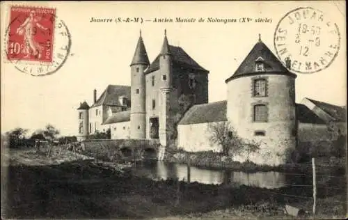 Ak Jouarre Seine et Marne, Ancien Manoir de Nolongues