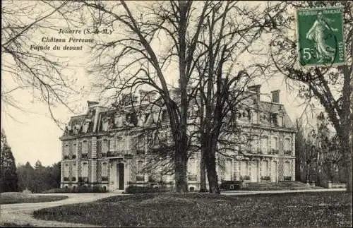 Ak Jouarre Seine et Marne, Château Pérreuse