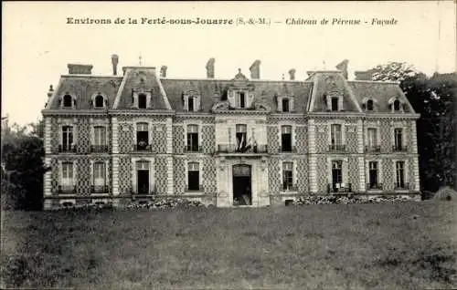 Ak Jouarre Seine et Marne, Château Pérreuse