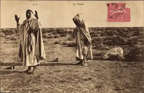 Ak La Priere, betende Araber, Maghreb