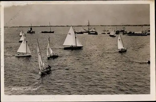 Ak Friesche Zeilsport, Segelpartie