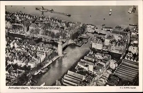 Ak Amsterdam Nordholland Niederlande, Montelbaanstoren