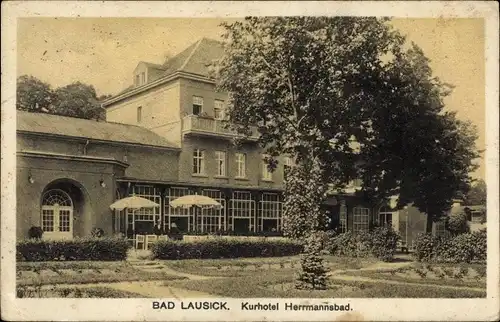 Ak Bad Lausick in Sachsen, Kurhotel Hermannsbad