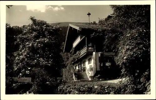 Ak Bayrischzell im Mangfallgebirge Oberbayern, Sanatorium Tannerhof, Alte Tann