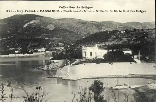 Ak Passable Alpes Maritimes, Cap Ferrat, Villa de SM le Roi des Belges