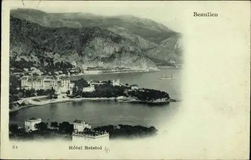 Ak Beaulieu sur Mer Alpes Maritimes, Hotel Bristol