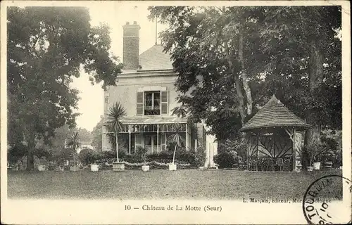 Ak Seur Loir-et-Cher, Château de la Motte, pelouse
