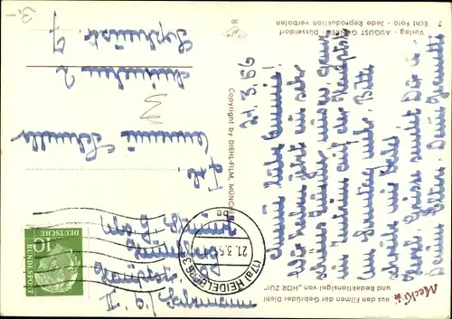 Ak Mecki der Igel mit Flöte, Ein Lied für Dich