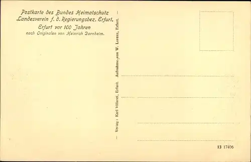 Künstler Ak Dornheim, Heinrich, Erfurt in Thüringen, Äußeres Johannestor, Nr. 17406
