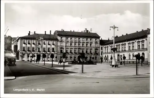 Ak Lengenfeld Vogtland Sachsen, Markt