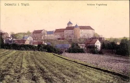 Ak Oelsnitz im Vogtland, Schloss Vogtsberg